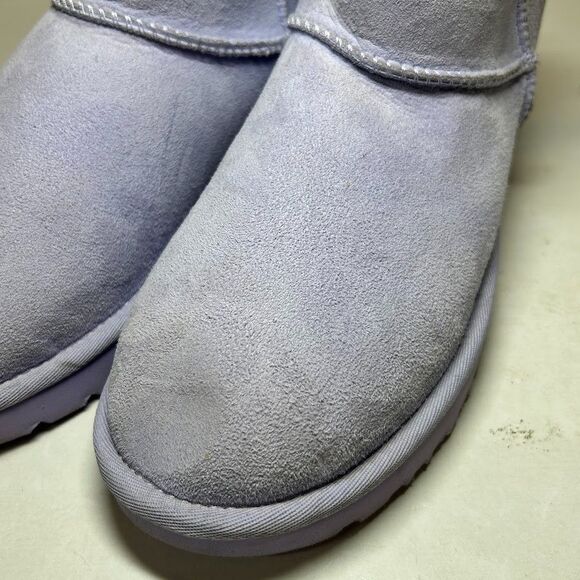 UGG Womens 8 M Light Purple Lined Ultra Mini Ankle Booties Display HU8 - Picture 4 of 7